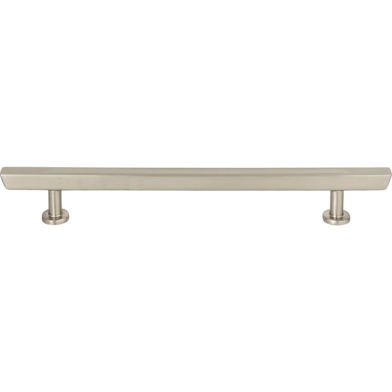 ATLAS 416-BRN Tiki Hut 6 5/16" Center to Center Bar Pull - Brushed Nickel