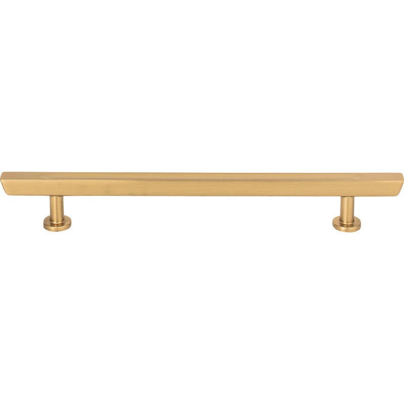 ATLAS 416-WB Tiki Hut 6 5/16" Center to Center Bar Pull - Warm Brass