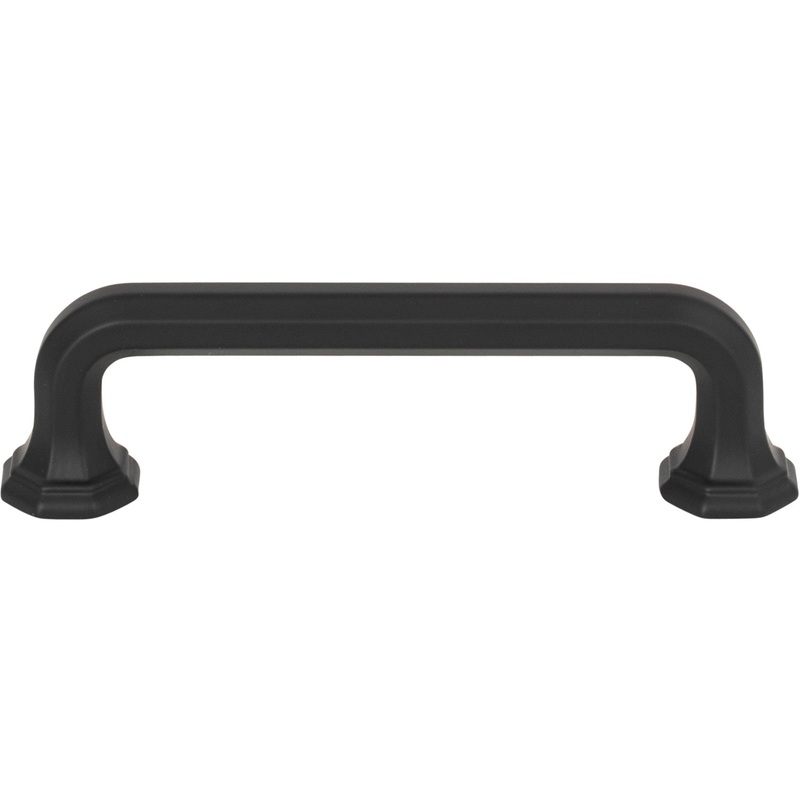 ATLAS 419-BL Royals 3 3/4" Center to Center Bar Pull - Matte Black