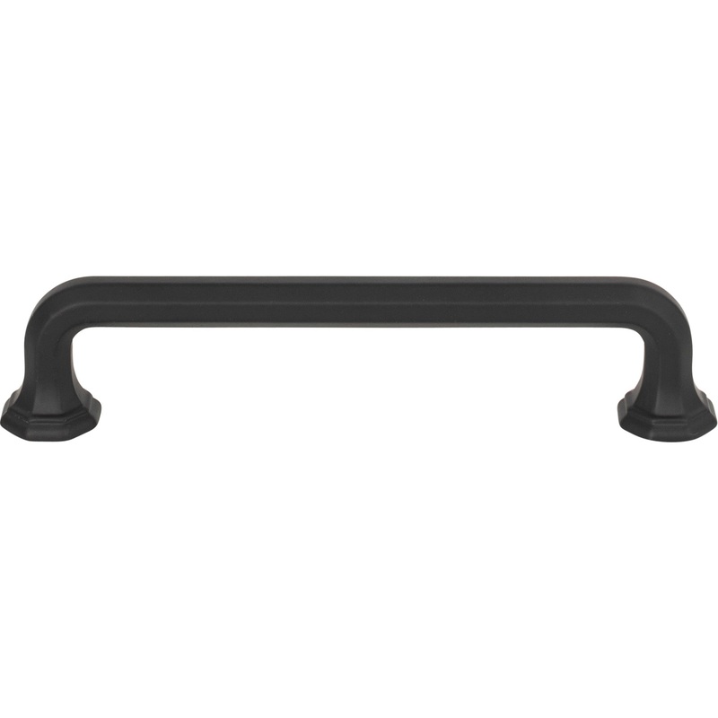 ATLAS 420-BL Royals 5 1/16" Center to Center Bar Pull - Matte Black