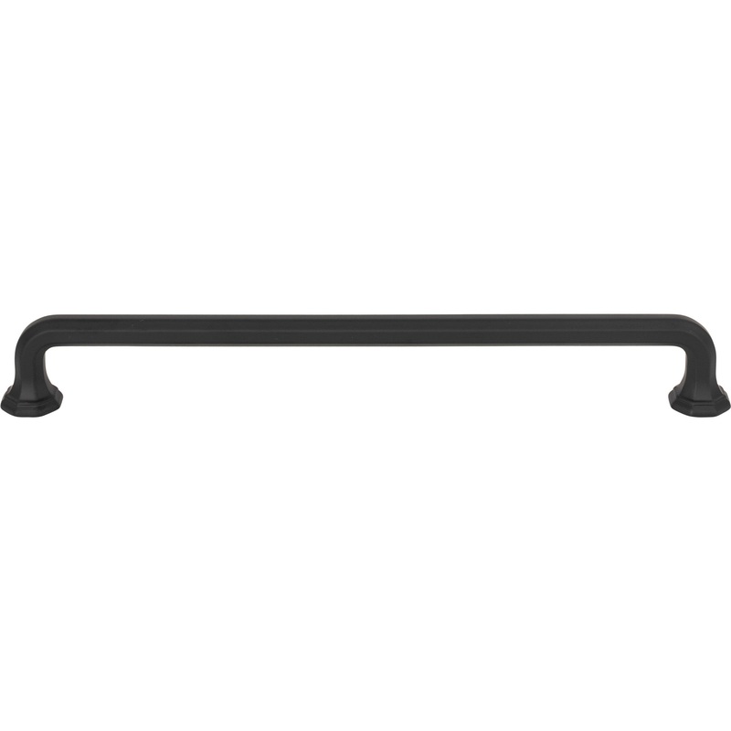 ATLAS 423-BL Royals 8 13/16" Center to Center Bar Pull - Matte Black
