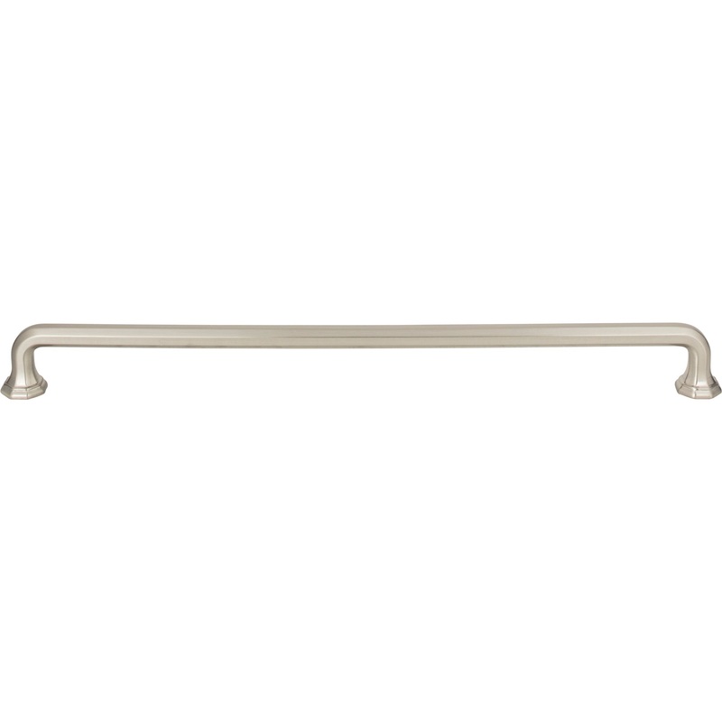 ATLAS 424-BRN Royals 12" Center to Center Bar Pull - Brushed Nickel