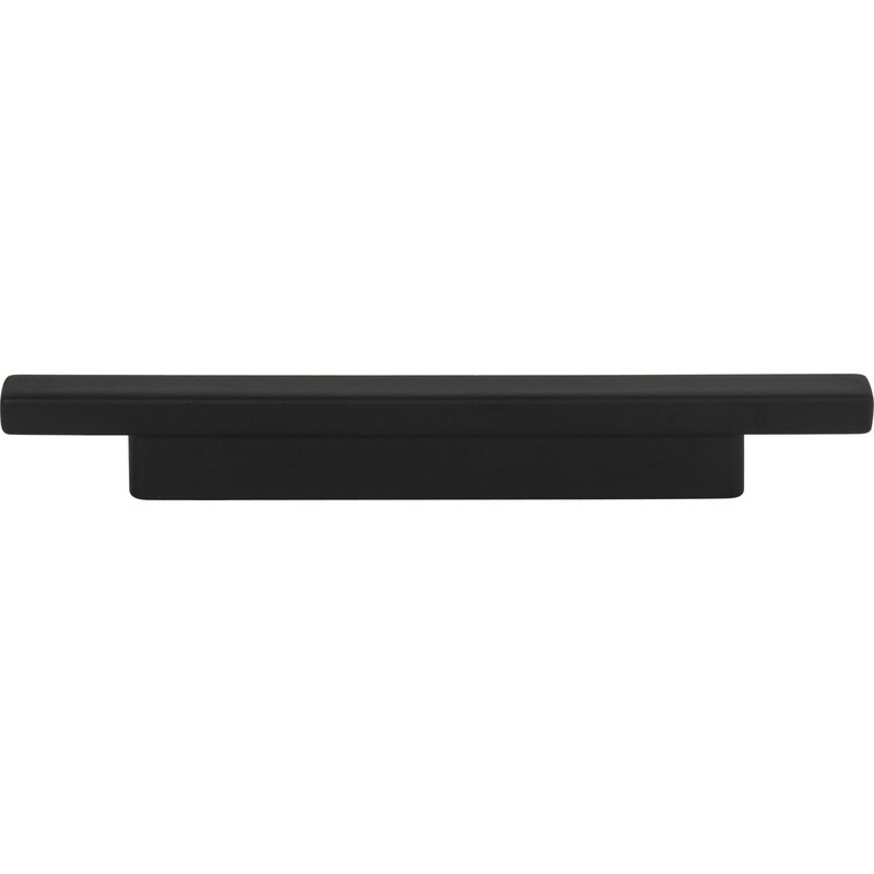 ATLAS 427-BL Tom Tom 3" or 3 3/4" or 5 1/16" Center to Center Bar Pull - Matte Black