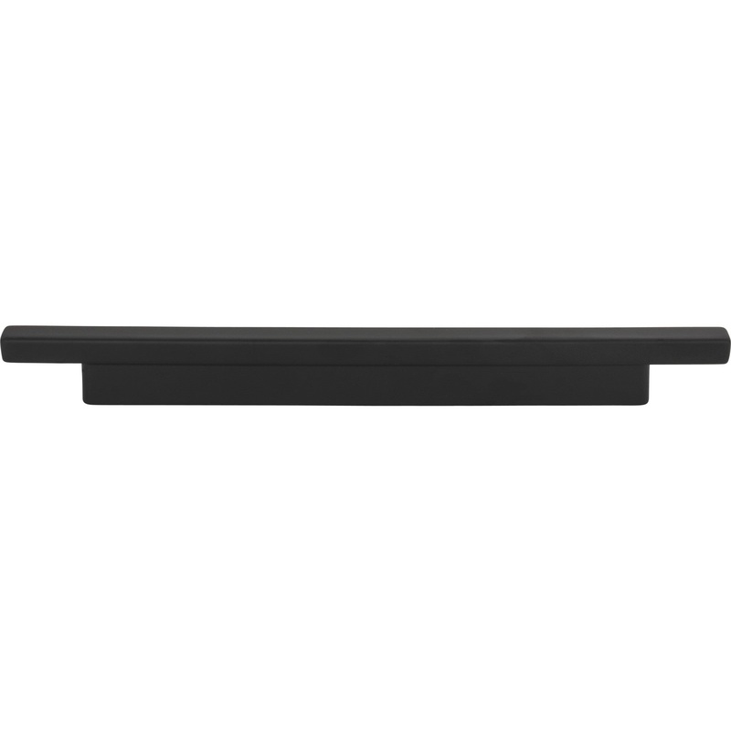 ATLAS 428-BL Tom Tom 6 5/16" or 7 9/16" Center to Center Bar Pull - Matte Black