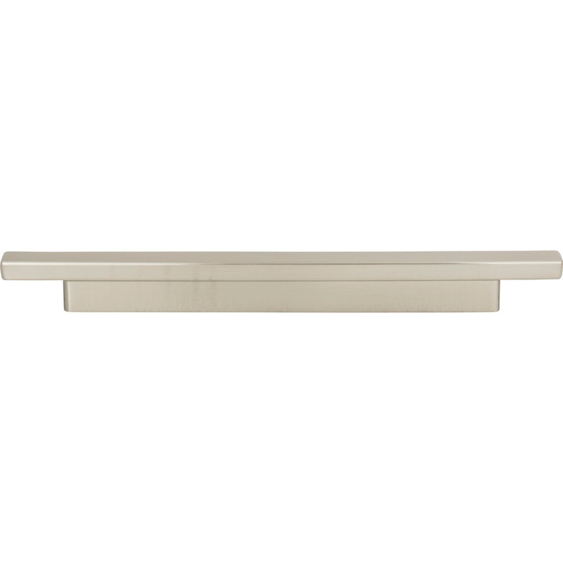ATLAS 428-BRN Tom Tom 6 5/16" or 7 9/16" Center to Center Bar Pull - Brushed Nickel