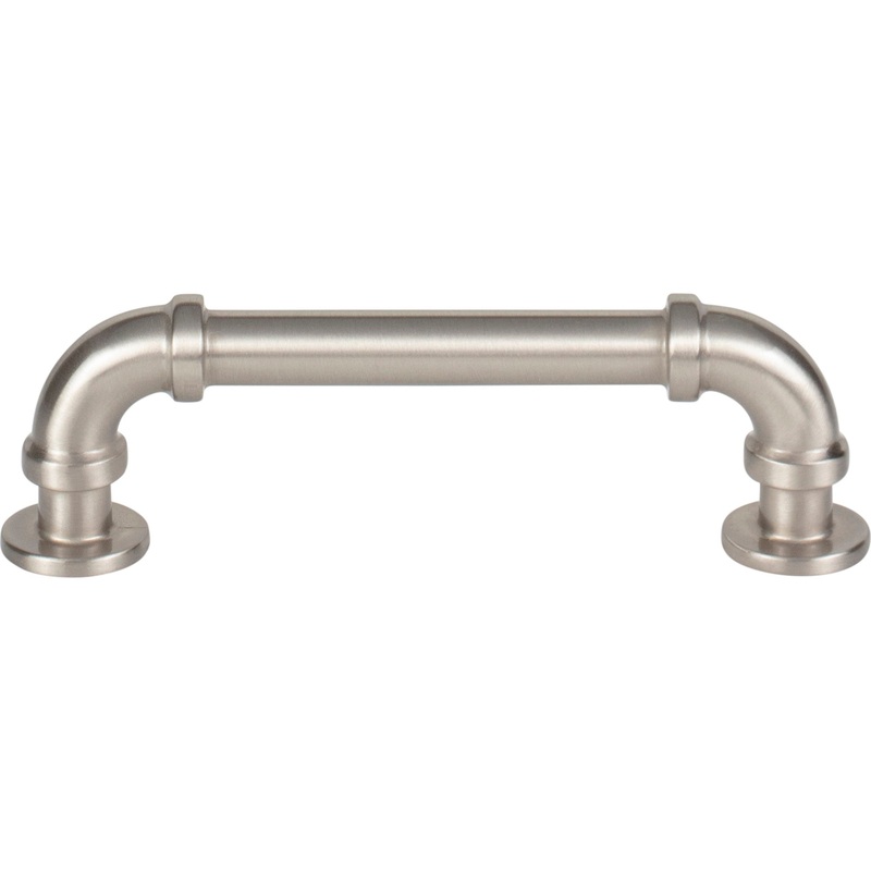 ATLAS 432-BRN Steam Punk 3 3/4" Center to Center Bar Pull - Brushed Nickel