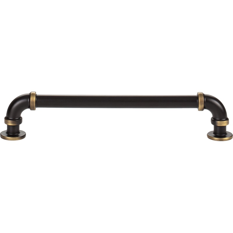 ATLAS 433-CFB Steam Punk 6 5/16" Center to Center Bar Pull - Cafe Bronze