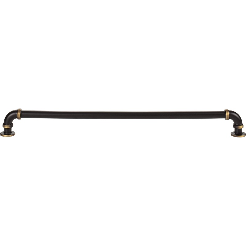 ATLAS 434-CFB Steam Punk 12" Center to Center Bar Pull - Cafe Bronze