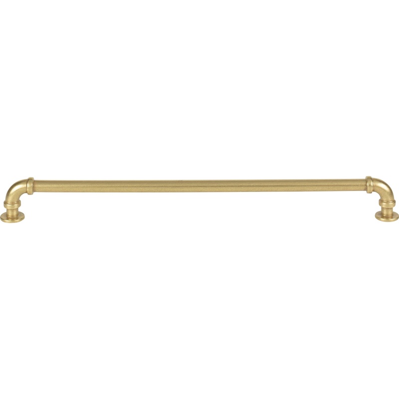ATLAS 434-UB Steam Punk 12" Center to Center Bar Pull - Vintage Brass