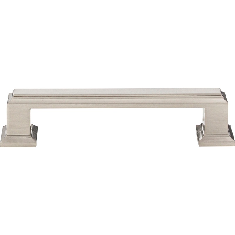 ATLAS 435-BRN Sutton Place 3 3/4" Center to Center Bar Pull - Brushed Nickel