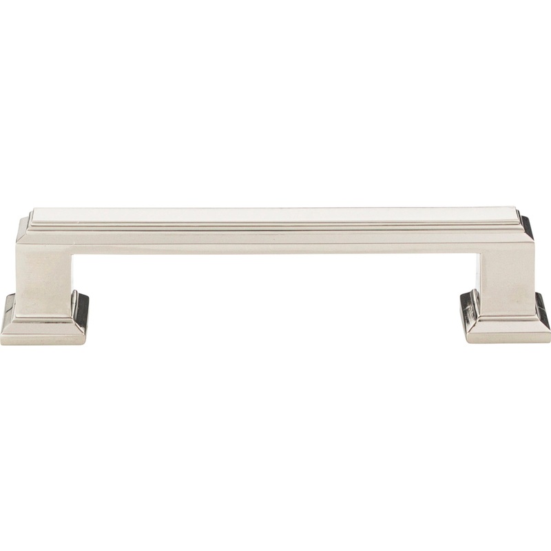 ATLAS 435-PN Sutton Place 3 3/4" Center to Center Bar Pull - Polished Nickel