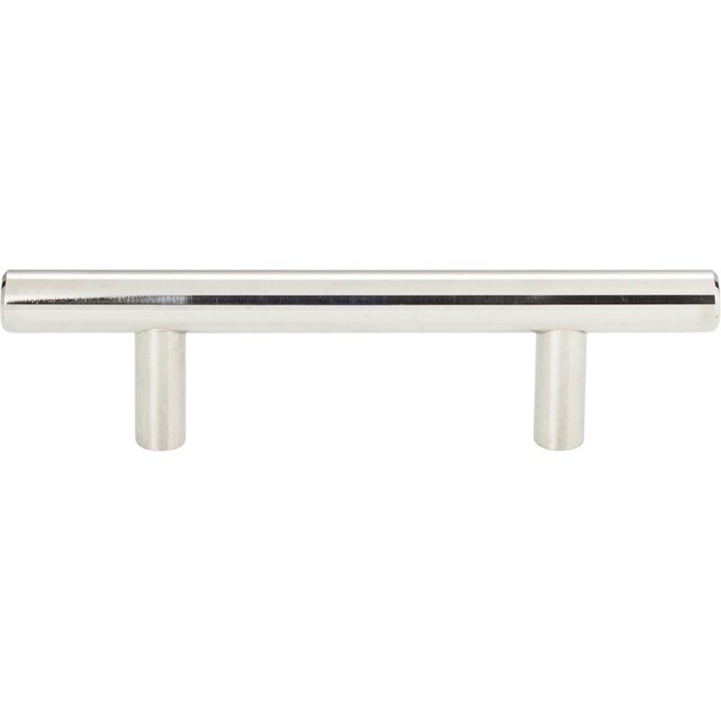 ATLAS A837-PS Skinny Linea 3" Center to Center Bar Pull - Polished Stainless Steel