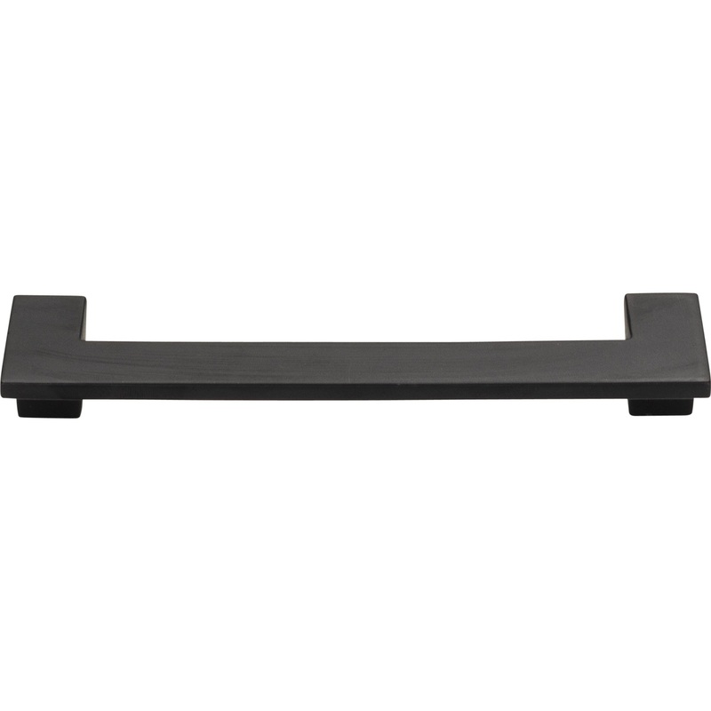 ATLAS A847-BL U Turn 5 1/16" Center to Center Bar Pull - Matte Black