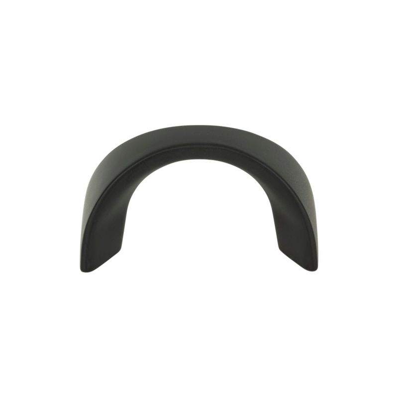 ATLAS A848-BL Sleek 1 1/4" Center to Center Arch Pull - Matte Black