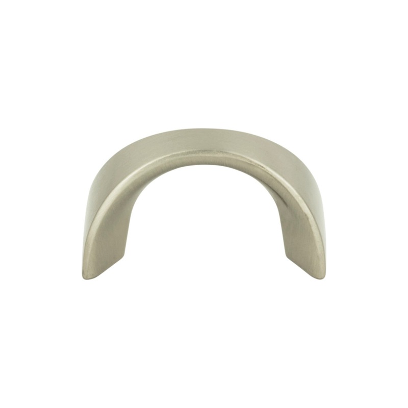 ATLAS A848-BN Sleek 1 1/4" Center to Center Arch Pull - Brushed Nickel