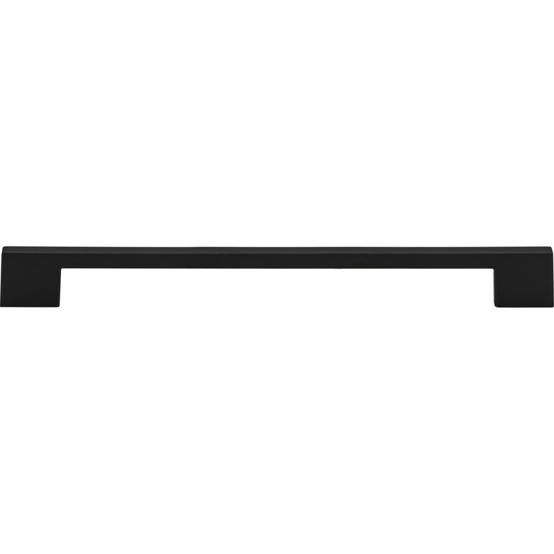 ATLAS A866-BL Thin Square 11 5/16" Center to Center Bar Pull - Matte Black
