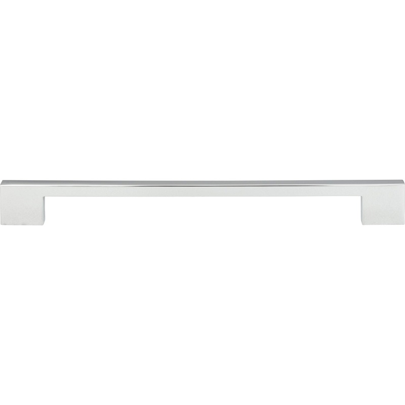 ATLAS A866-CH Thin Square 11 5/16" Center to Center Bar Pull - Polished Chrome