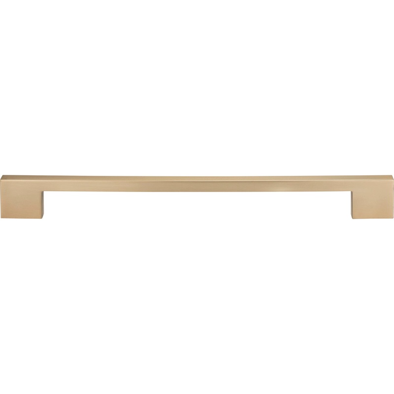 ATLAS A866-CM Thin Square 11 5/16" Center to Center Bar Pull - Champagne