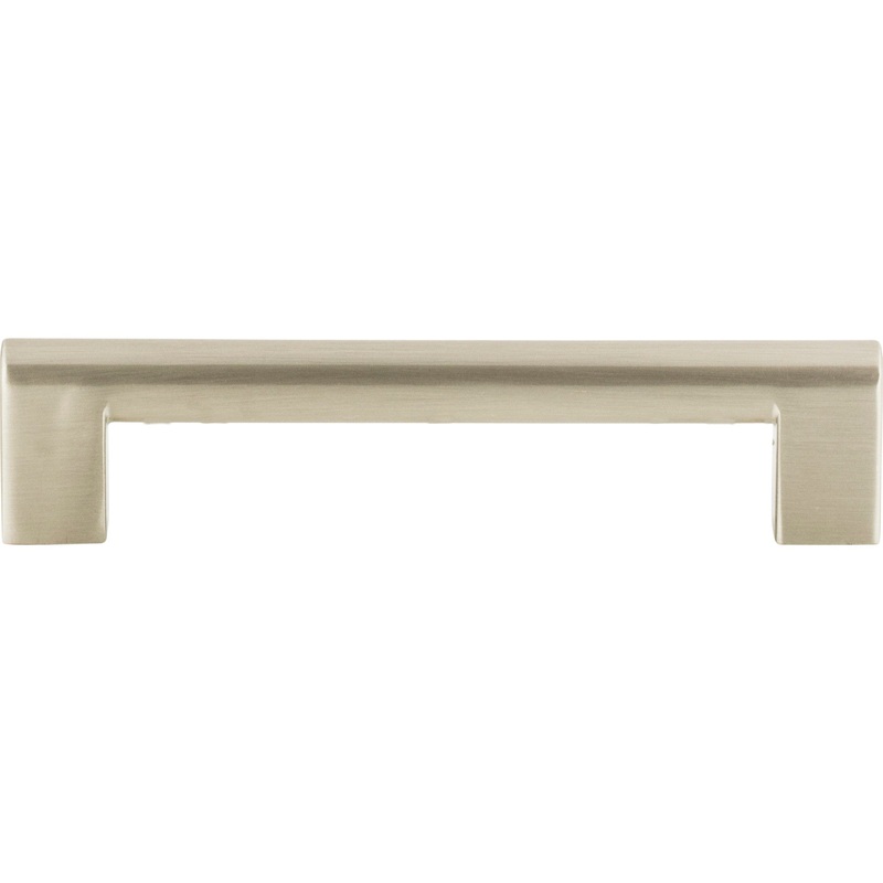 ATLAS A879-BN Round Rail 5 1/16" Center to Center Bar Pull - Brushed Nickel