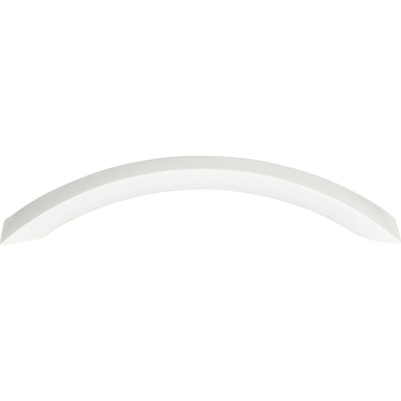 ATLAS A881-WG Sleek 5 1/16" Center to Center Arch Pull - High White Gloss