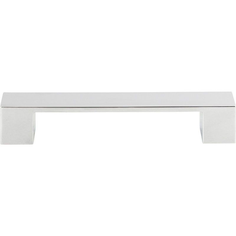 ATLAS A919-CH Wide Square 5 1/16" Center to Center Bar Pull - Polished Chrome