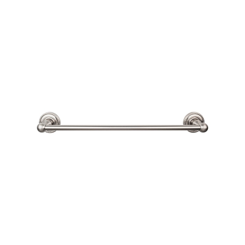 TOP KNOBS ED10BSNF TOP BATH (R) Edwardian Bath Single 32 1/2" Wall Mounted Towel Bar - Brushed Satin Nickel