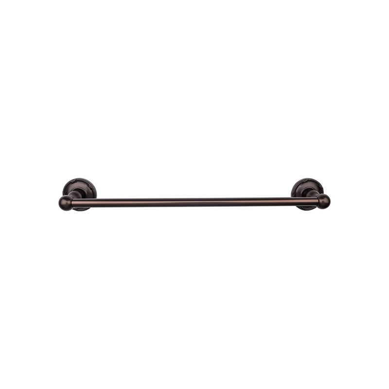 TOP KNOBS ED10ORBE TOP BATH (R) Edwardian Bath Single 32 1/2" Wall Mounted Towel Bar - Oil Rubbed Bronze